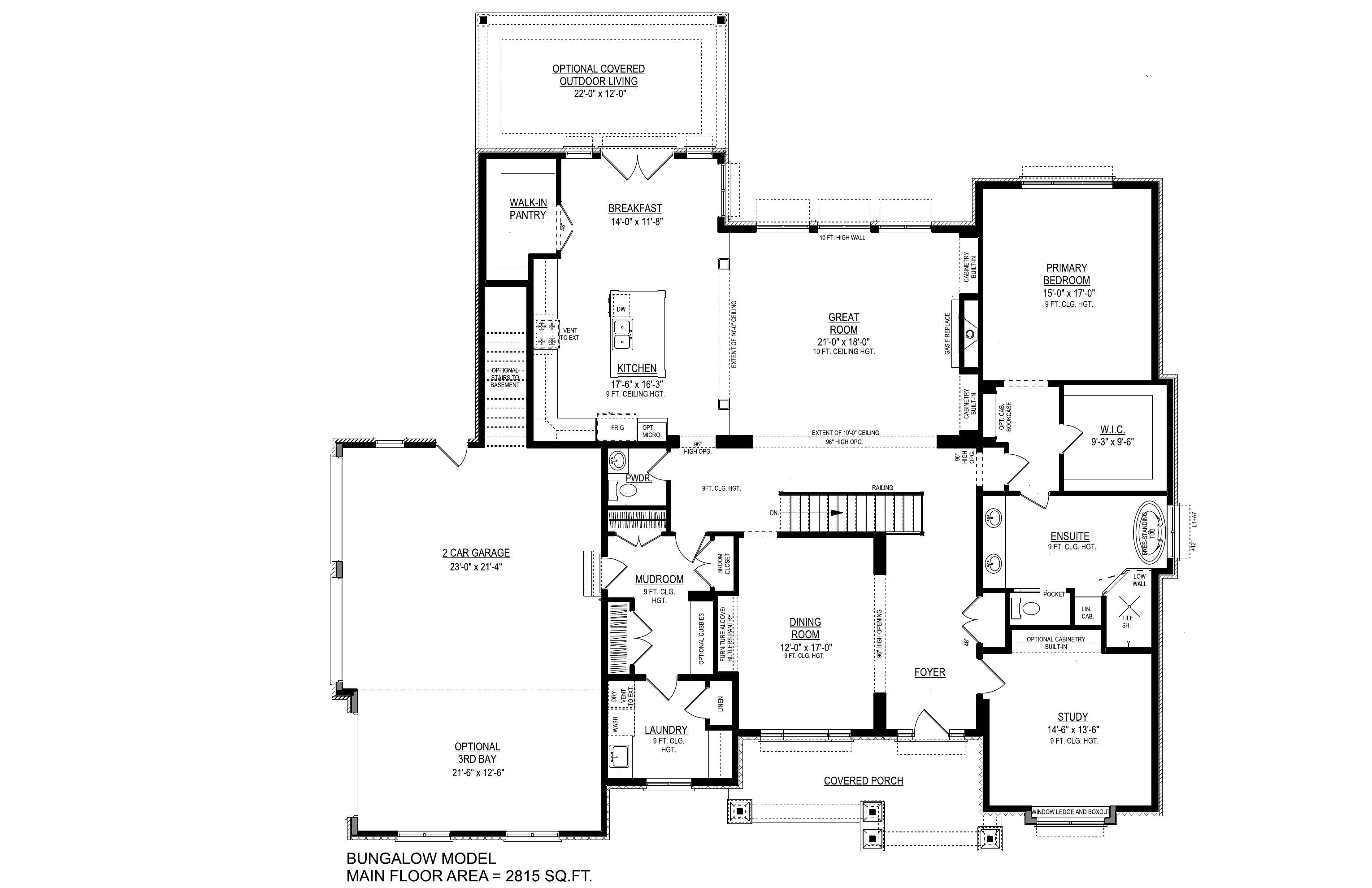 Bungalow floor plan
