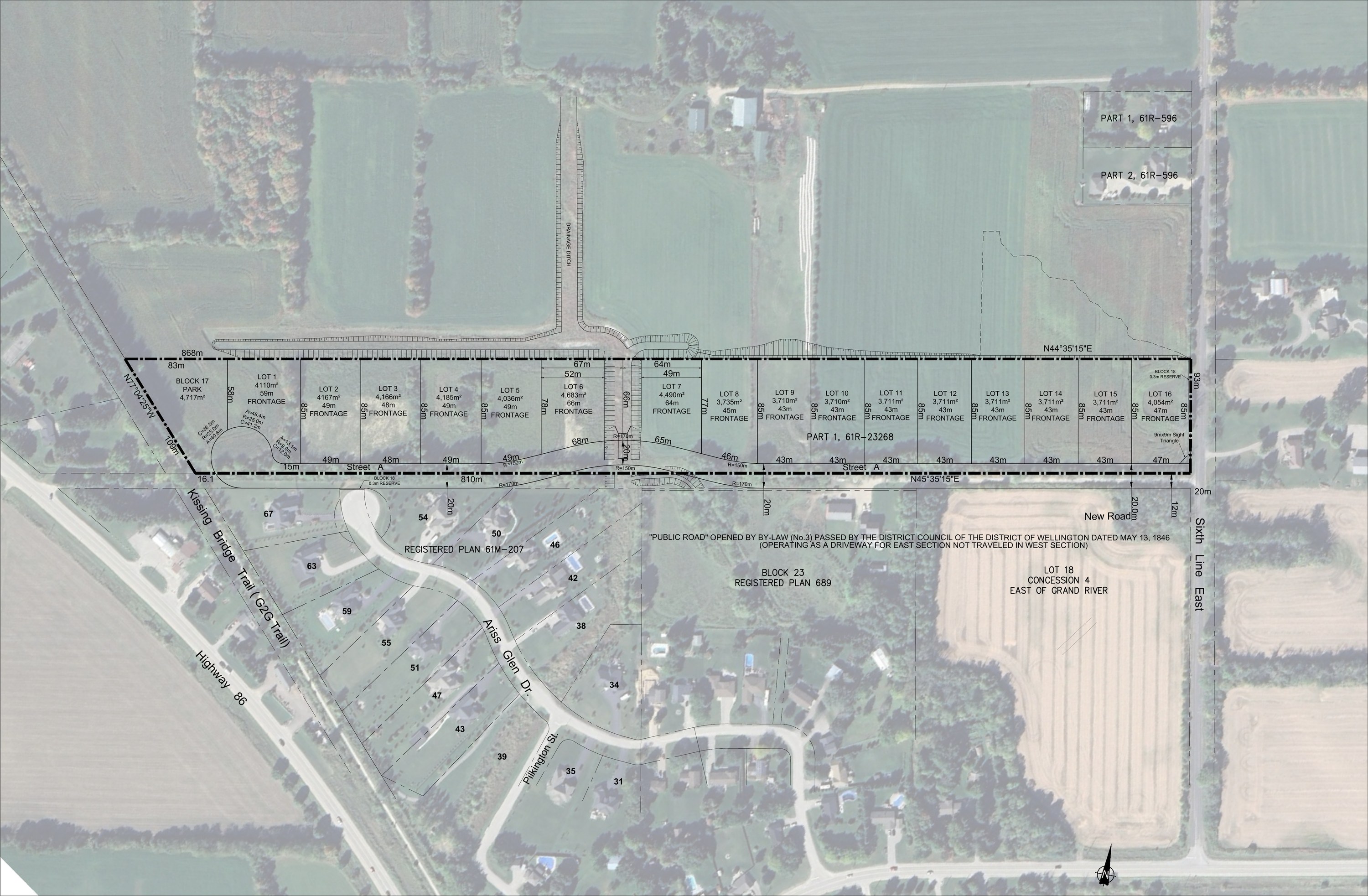 Bridge Haven Estates site plan