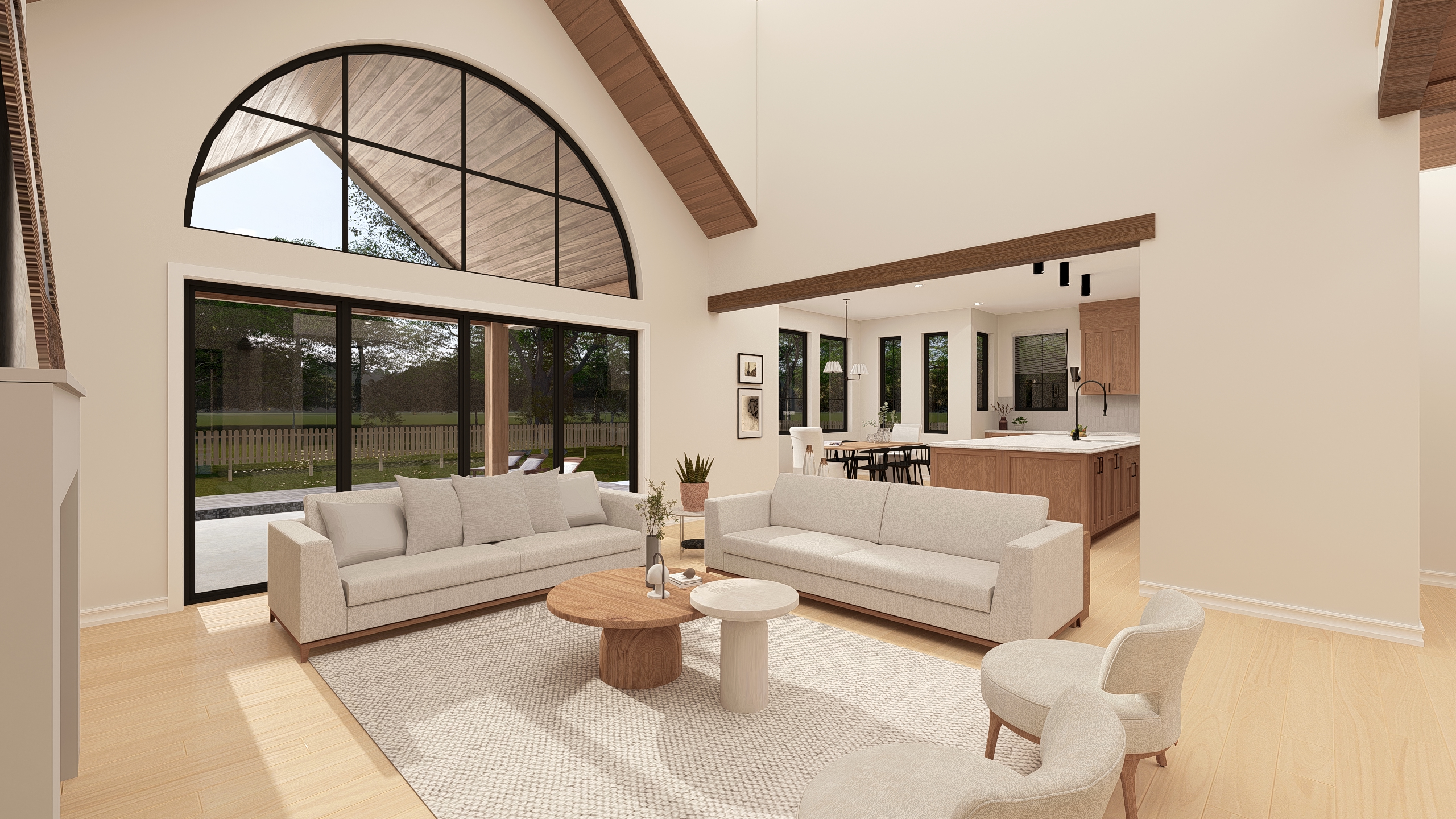 Open concept living room